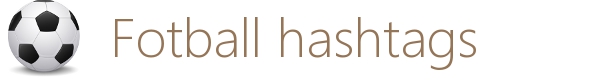 Fotball hashtags