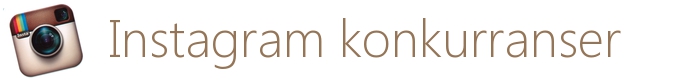 Konkurranser Instagram - fotokonkurranser