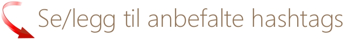 Anbefalte hashtags om bil/båt/motor